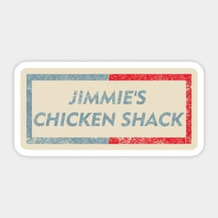 Jimmies Chicken Shack Distressed Sticker